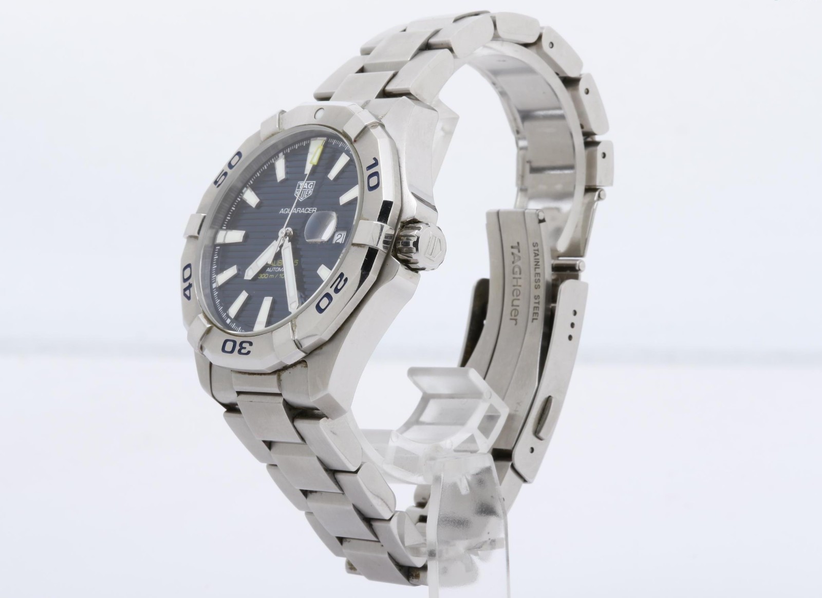 TAG Heuer Aquaracer WAY2012 43mm Blue Dial Automatic Stainless Steel