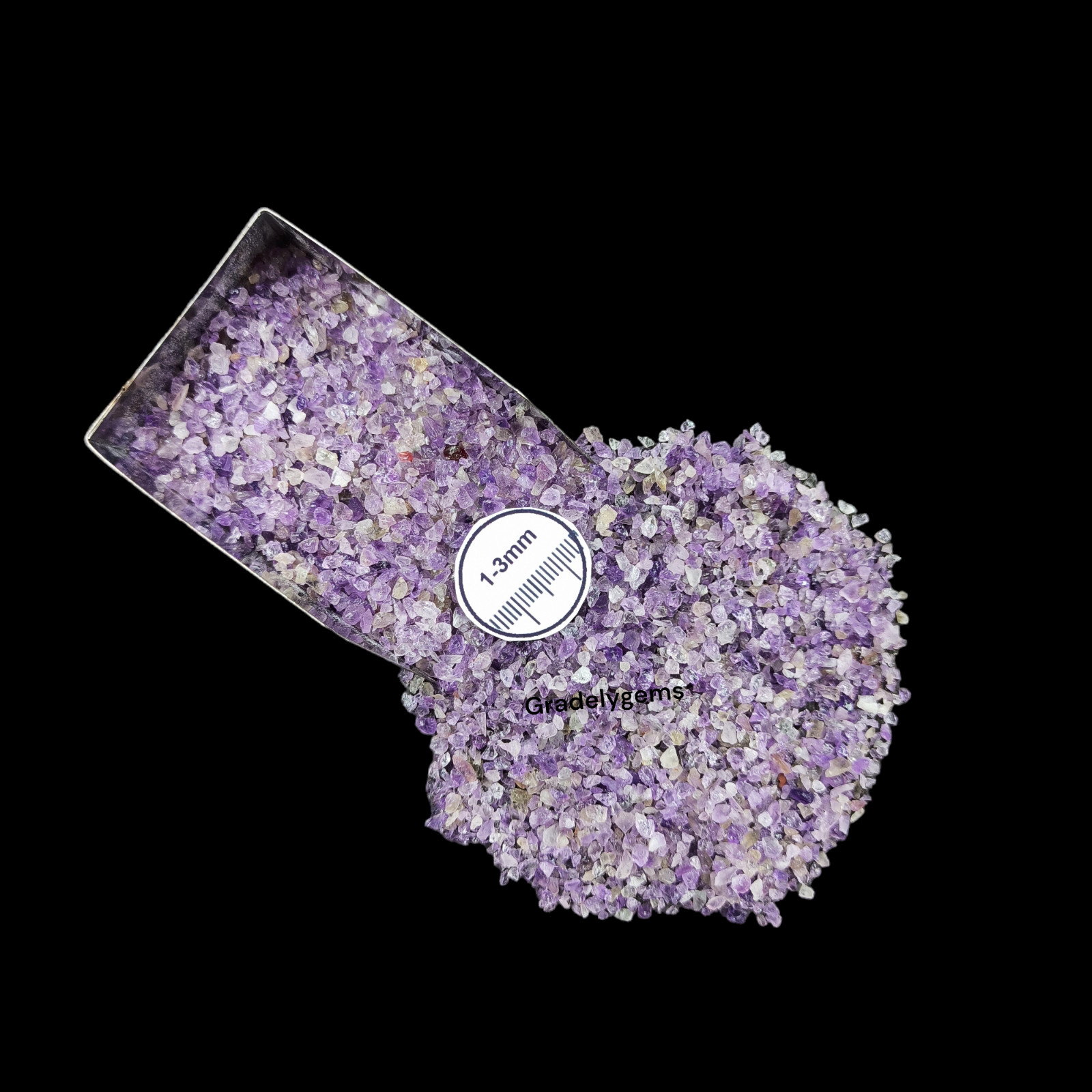 Authentic Amethyst Gemstone Crushed Powder – Premium Quality for Resin Art