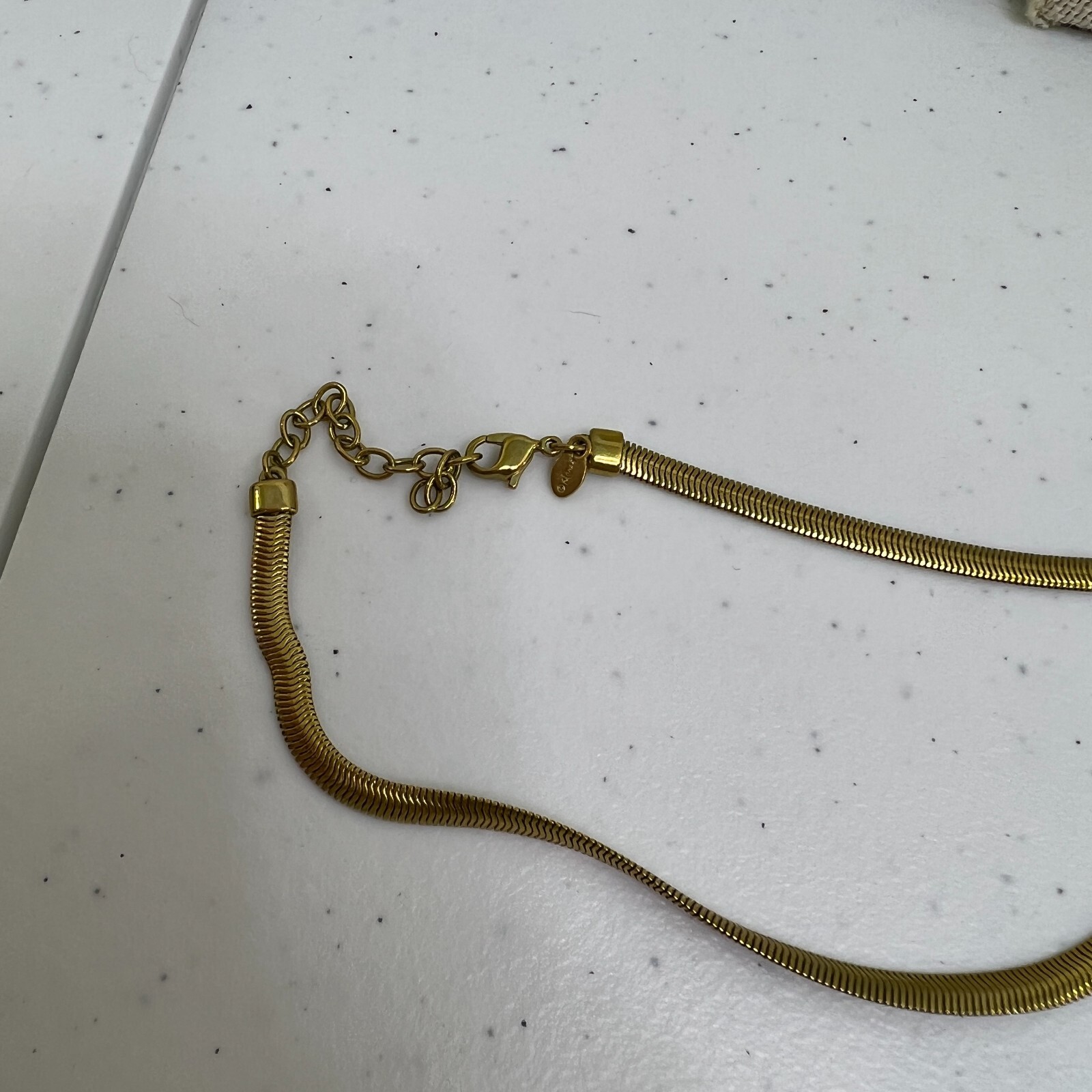 Monet Chain Gold Tone 16 Inches Vintage Snake Chunky Big Basic Every Day