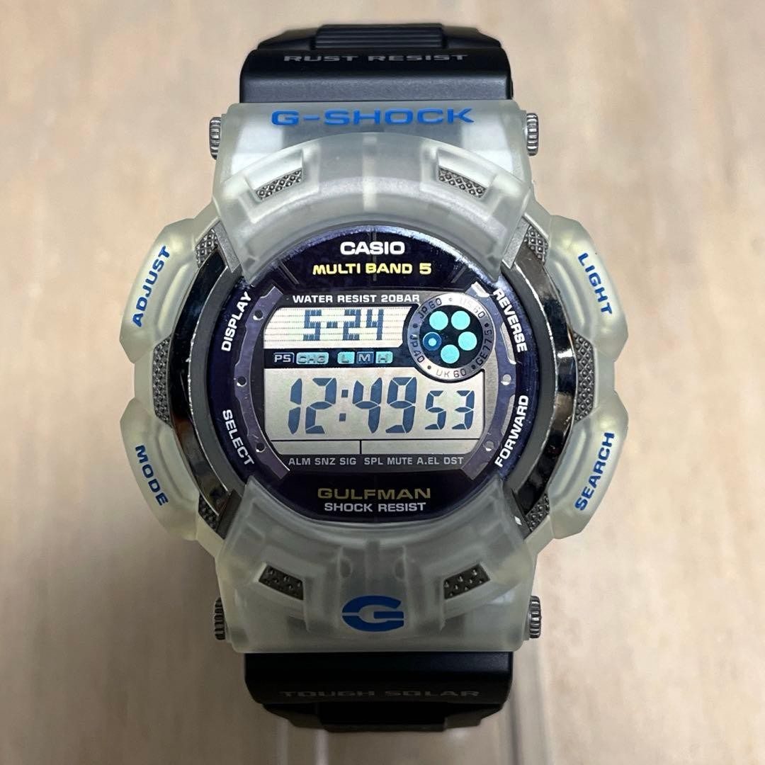 Radio Solar Fully Functional G-Shock GW 9100K New Battery Bezel and Band