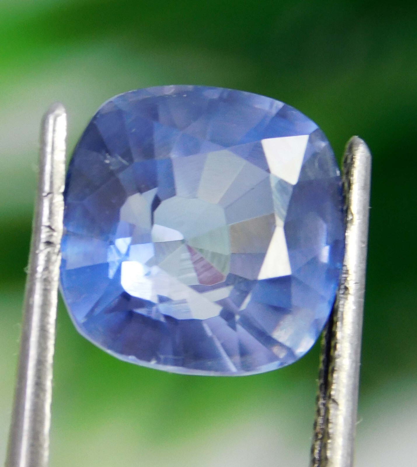 CERTIFIED 7.30 Ct Natural California Rare Blue Benitoite Cushion Cut Gemstone