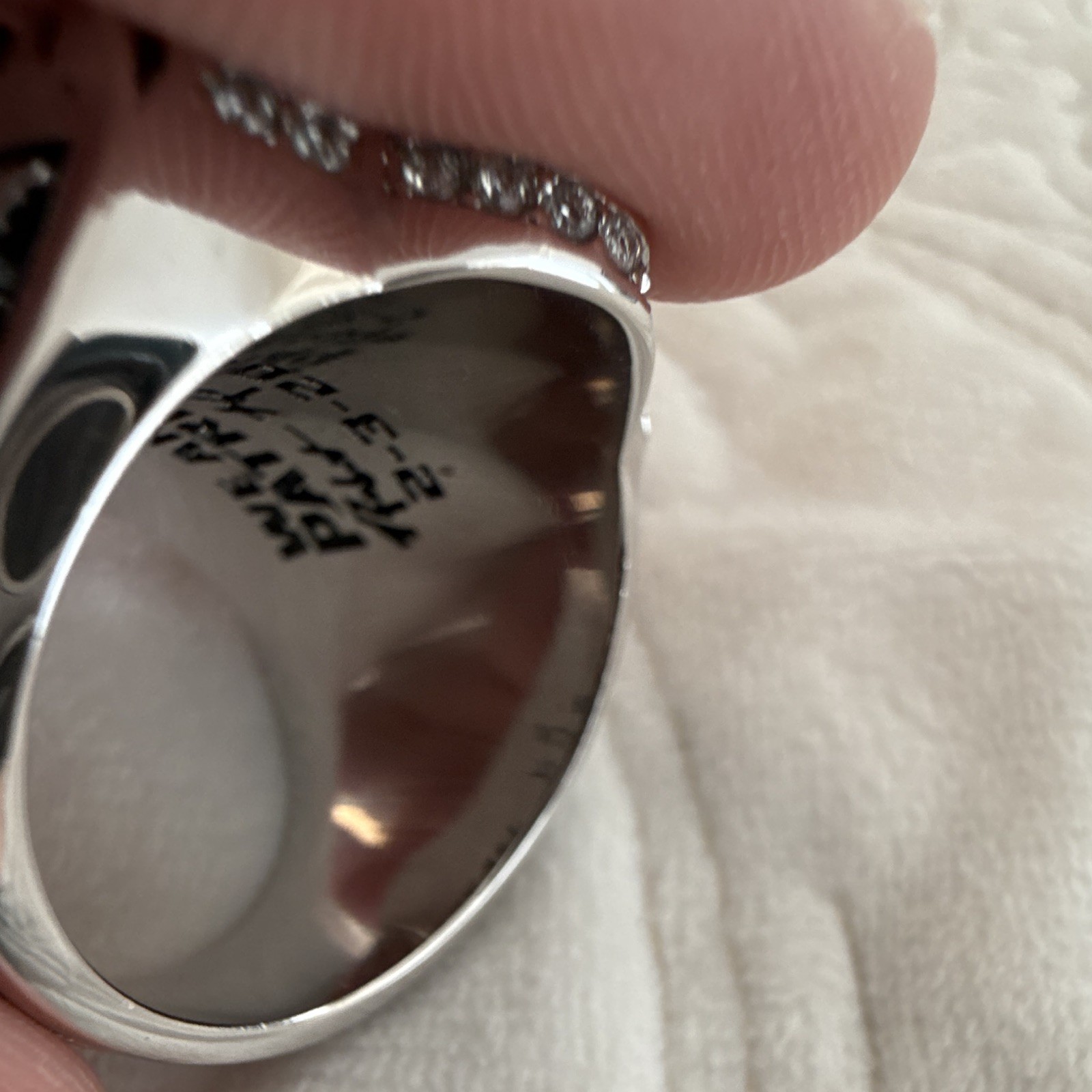 NE Patriots Supperbowl Alloy Steel Ring Blue / Steel Color Ring Size 10? I Think