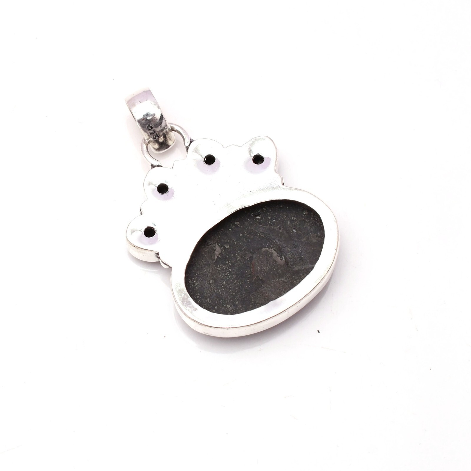 Marcasite Gemstone 925 Sterling Silver Handmade Jewelry Pendant 1.85″