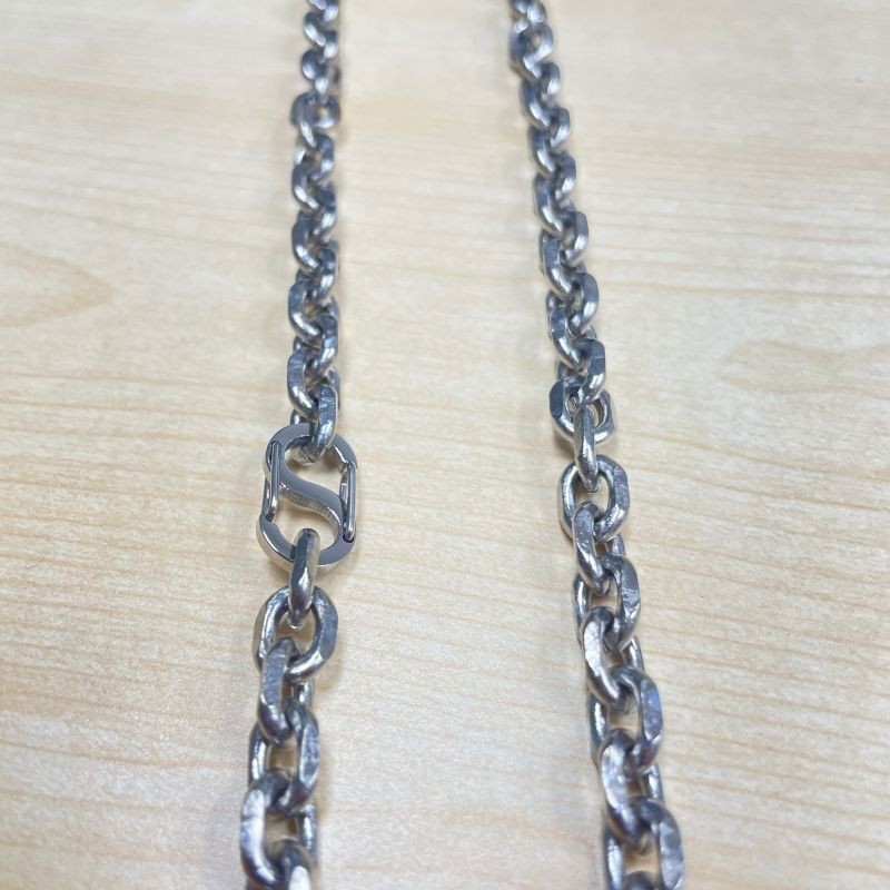 7mm TA1 Pure Titanium Necklace Ice Crystal Titanium Angle Chain Anti Allergic