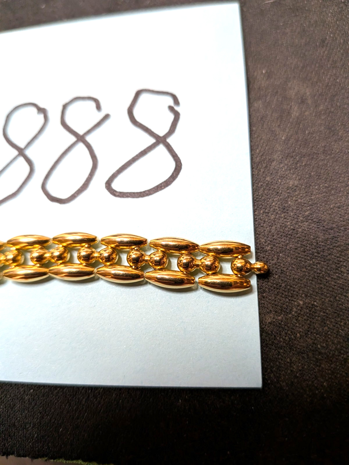 GUCCI Link Change Bezel 11/12.2 1100 Ladies Watch Bracelet Parts Gold used