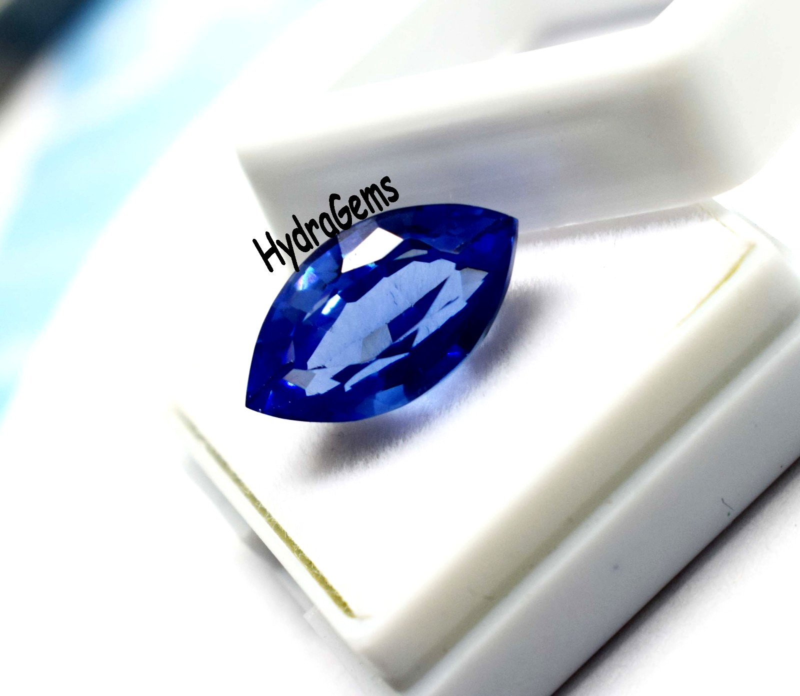 Madagascar Sapphire Gemstone 9.65 Ct Apx. Certified Marquise Blue Loose Gemstone
