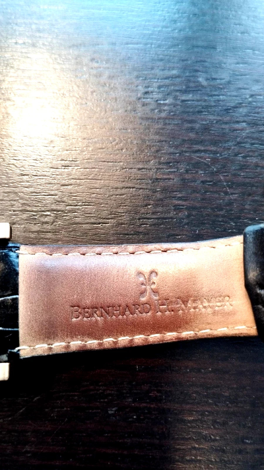 BERNHARD H. MAYER MEN’S SWISS MADE AUTOMATIC GOLDPLATED FULL SET EUC