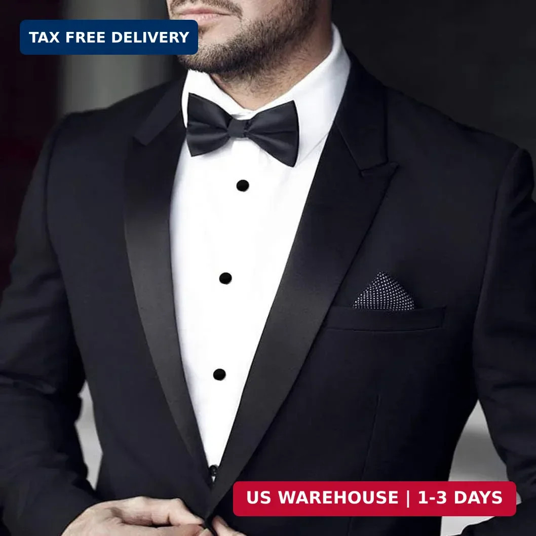 Tuxedo Studs and Cufflinks Set, Mens Cufflinks and Cuff Studs Set Cuff Links Sta