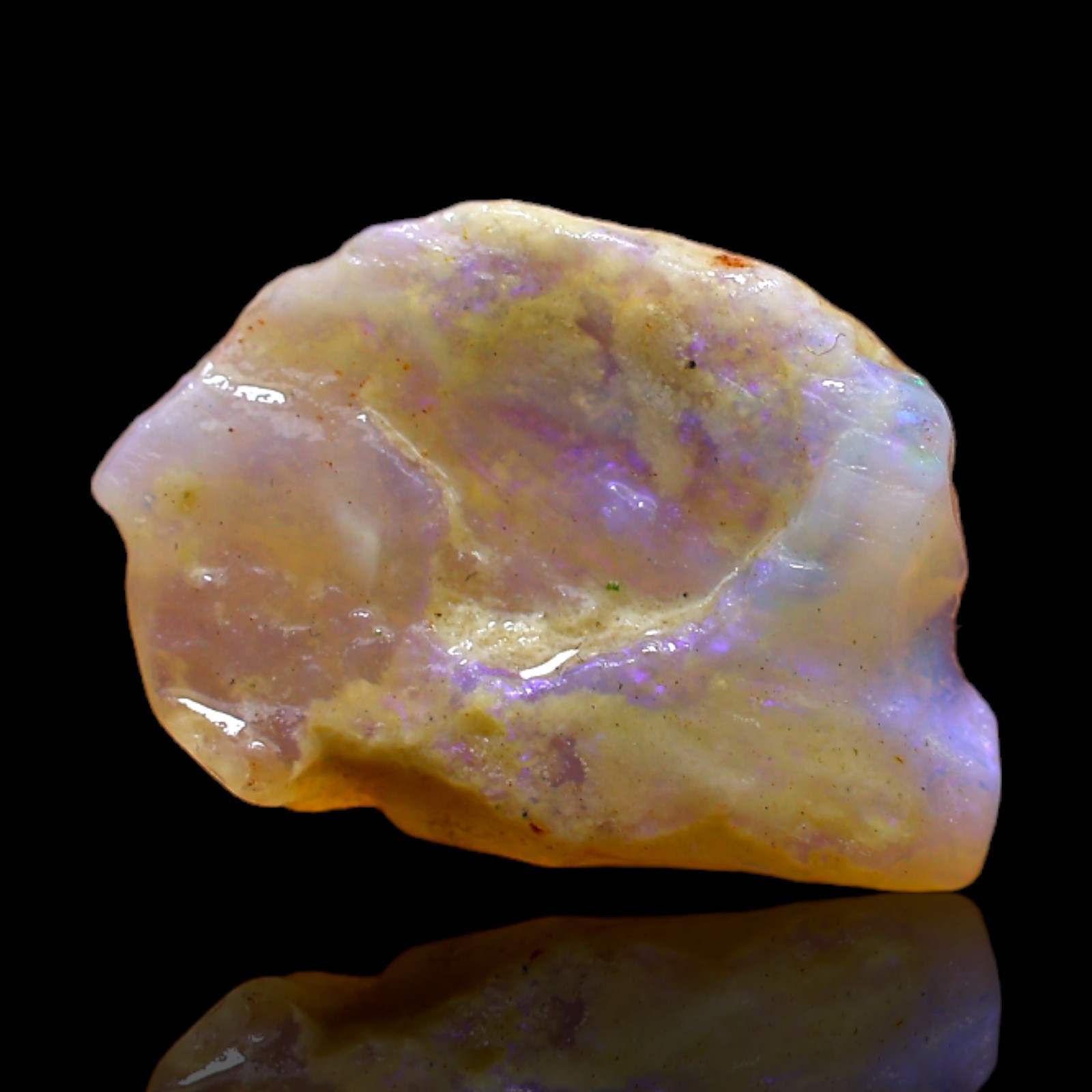 2.50 Cts Fire Opal Ethical Gemstone Pendant Making Rough Natural 16x11x3 mm