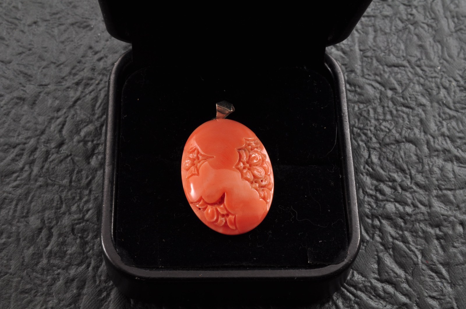 With Certification, MOMO coral pendant top ( 27mm(1.06in) 16.0ct) Flower Pattern