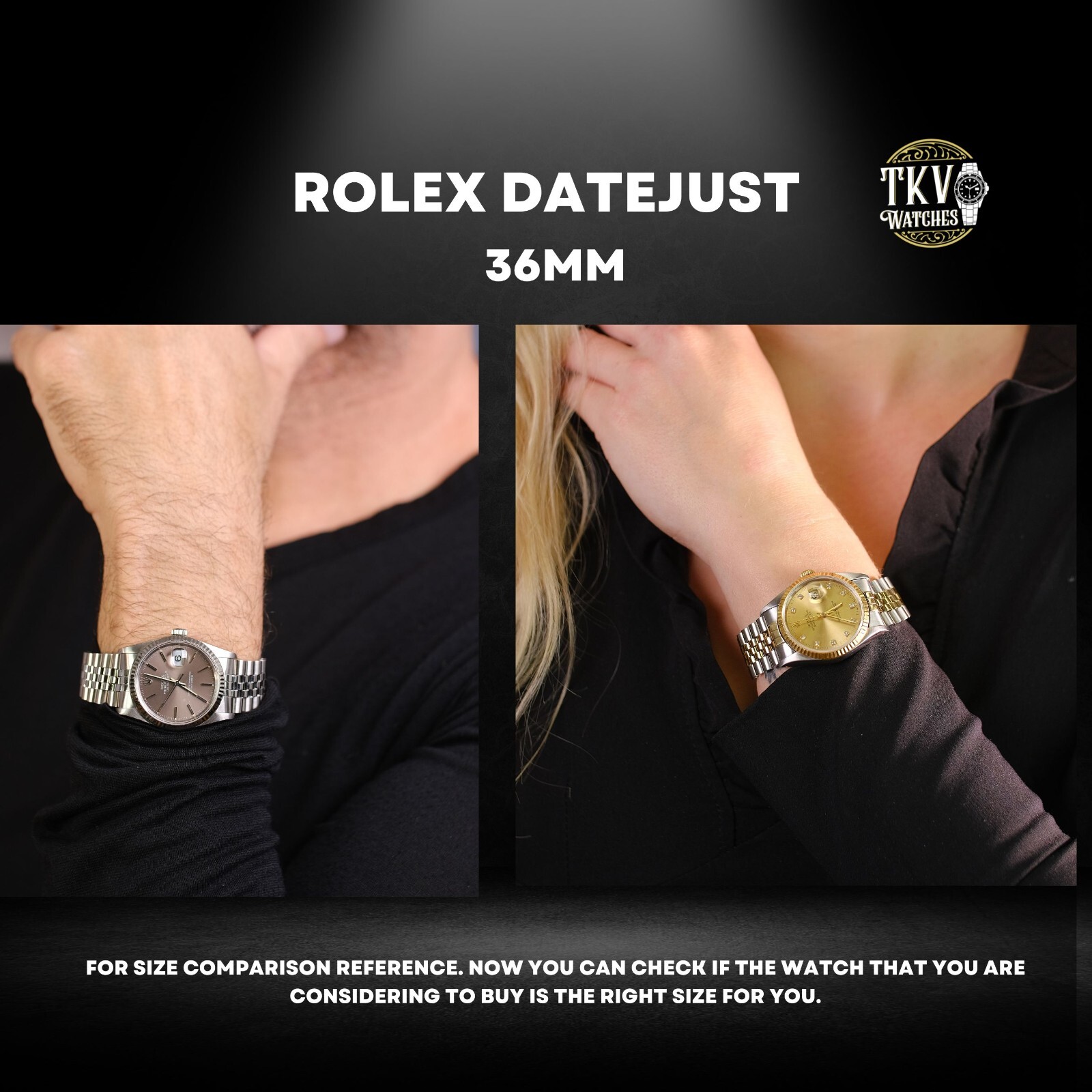 ROLEX MENS DATEJUST BLUE DIAL WHITE GOLD & STAINLESS STEEL 36MM WATCH 1601