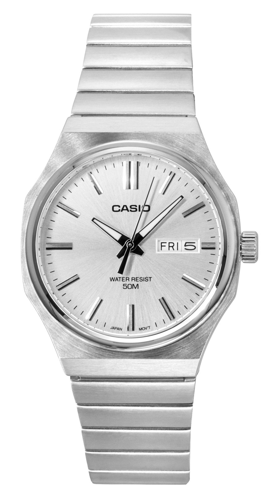 Casio Standard Analog Silver Dial Quartz Dress MTP-E735D-7AV Men’s Watch