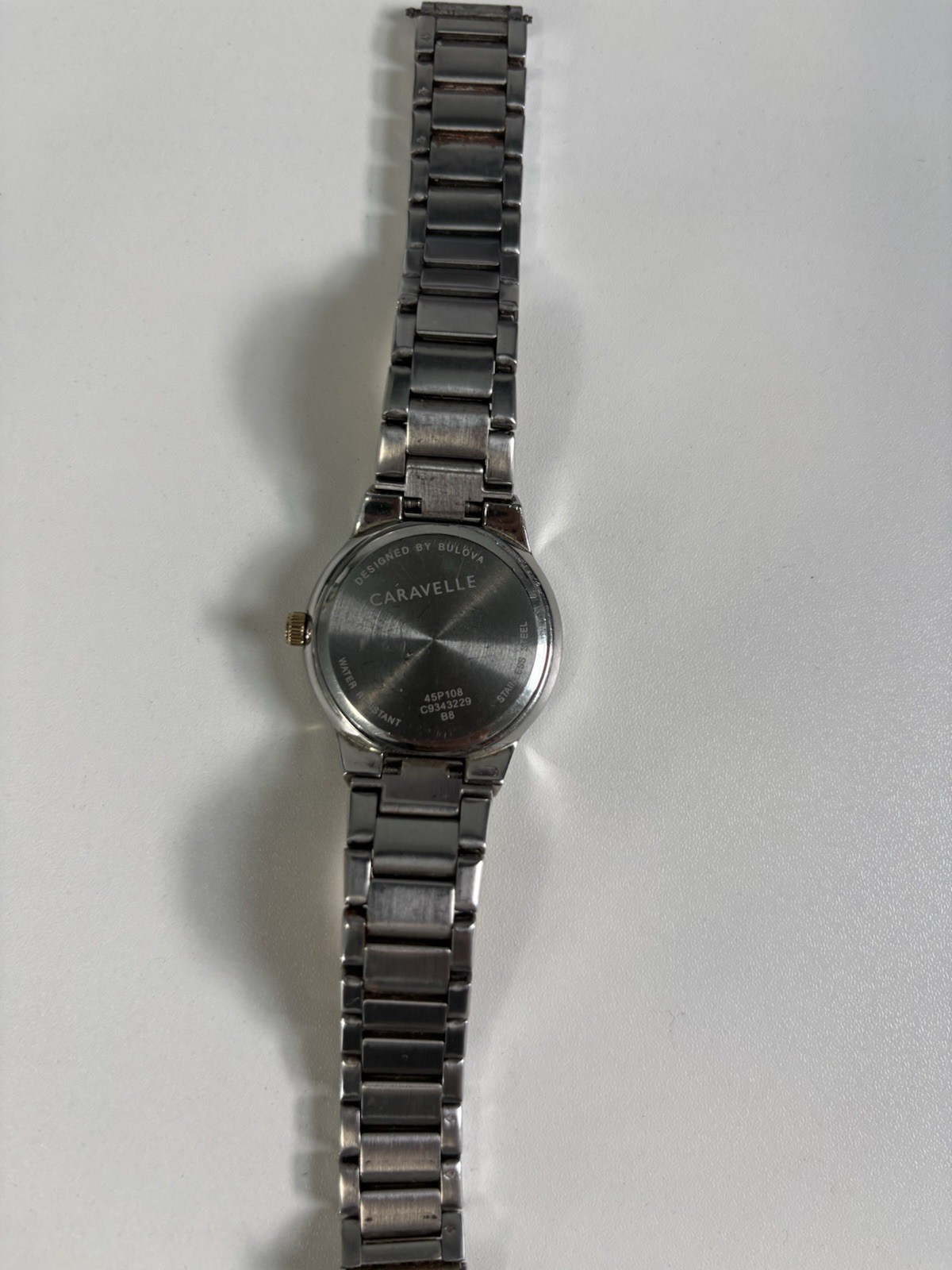 Bulova Caravelle Diamond Two-Tone Bracelet White Dial Women’s Watch 45P108