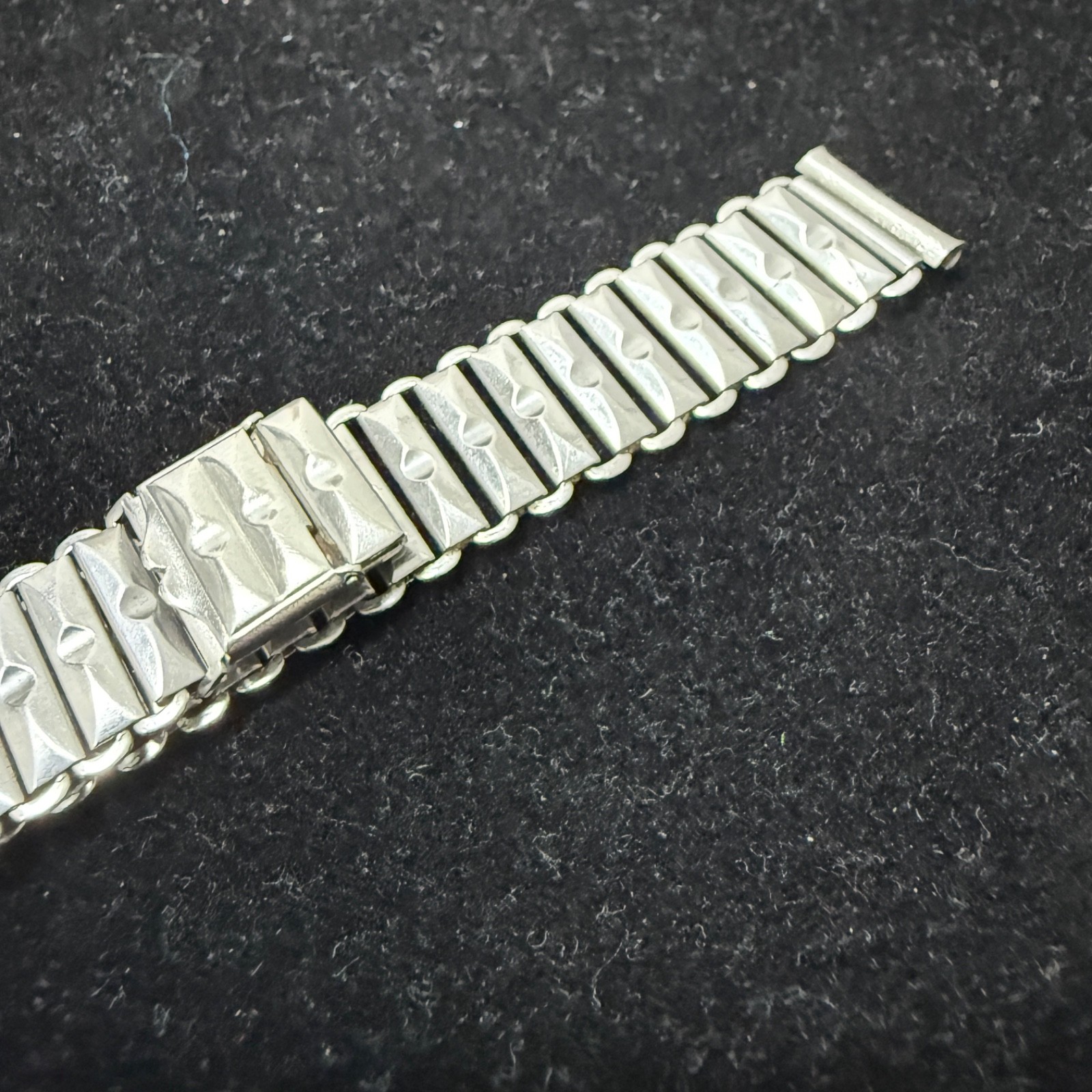 Generic Bamboo Steel Watch Bracelet Long 22Cm Straps 15Mm