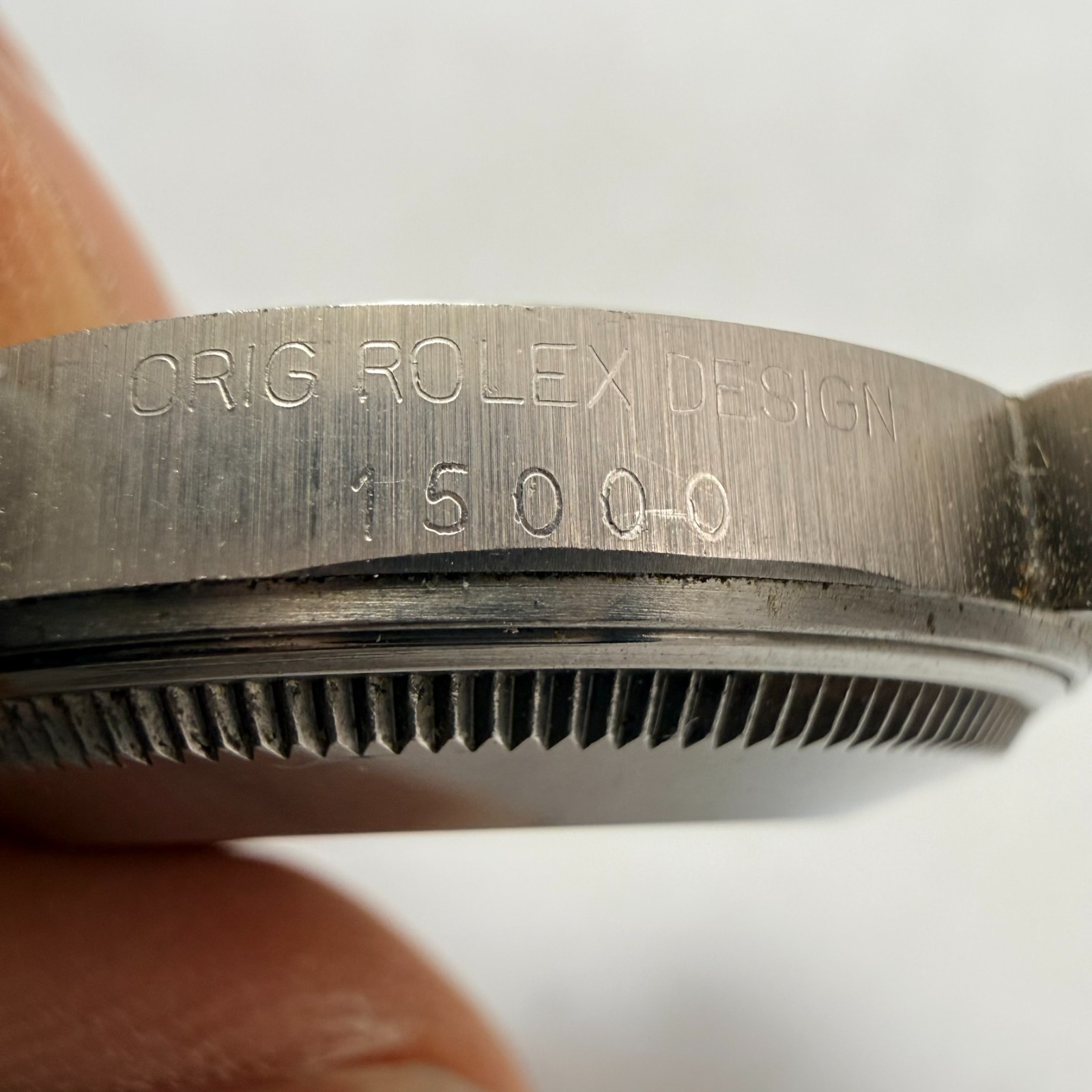 VINTAGE GENUINE ROLEX OYSTER DATE 15000 CASE 34MM QUICK SET FOR CAL 3035 # 795