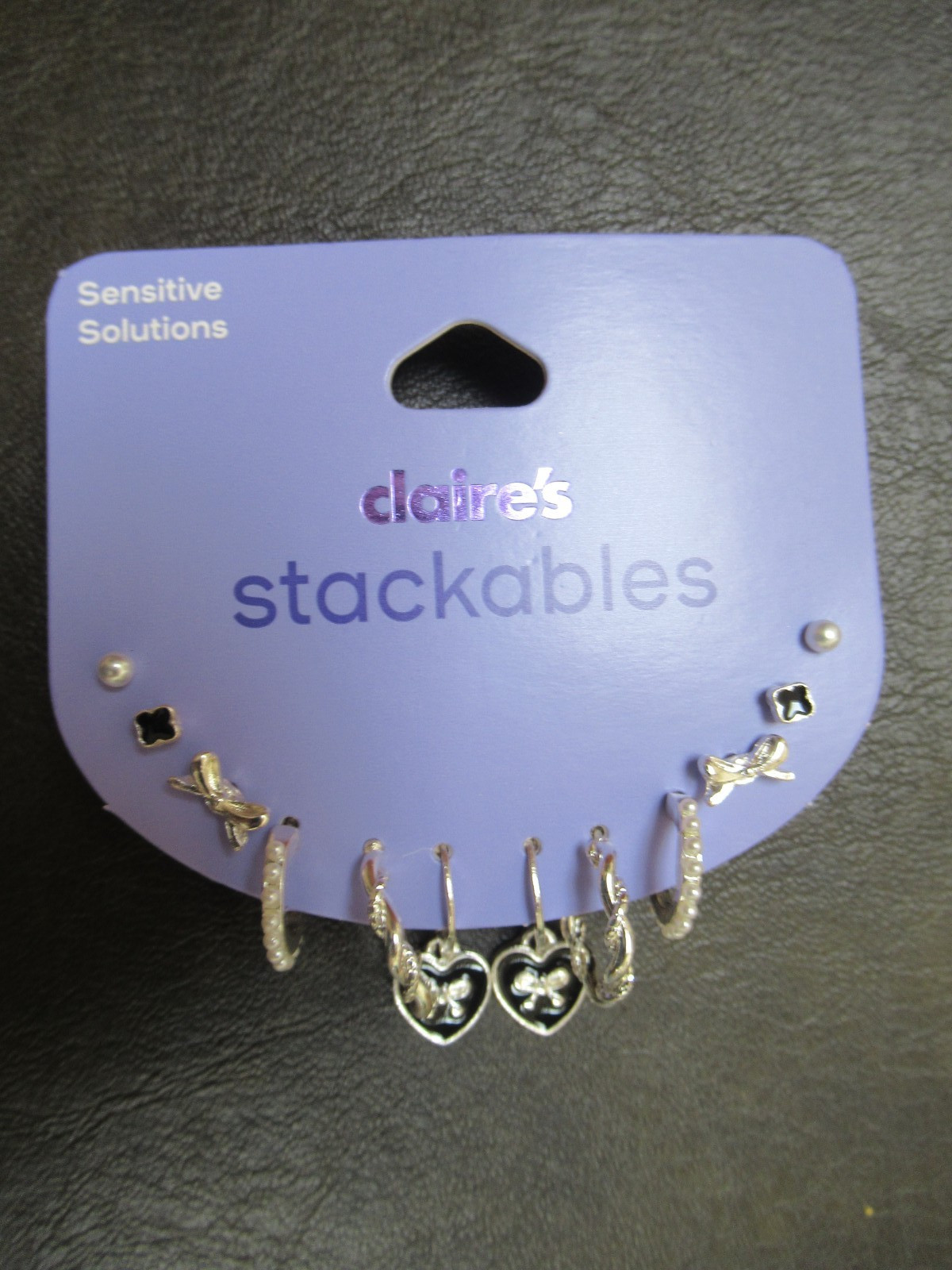Claires Assorted Earrings Sensitive Solutions Both Sets!