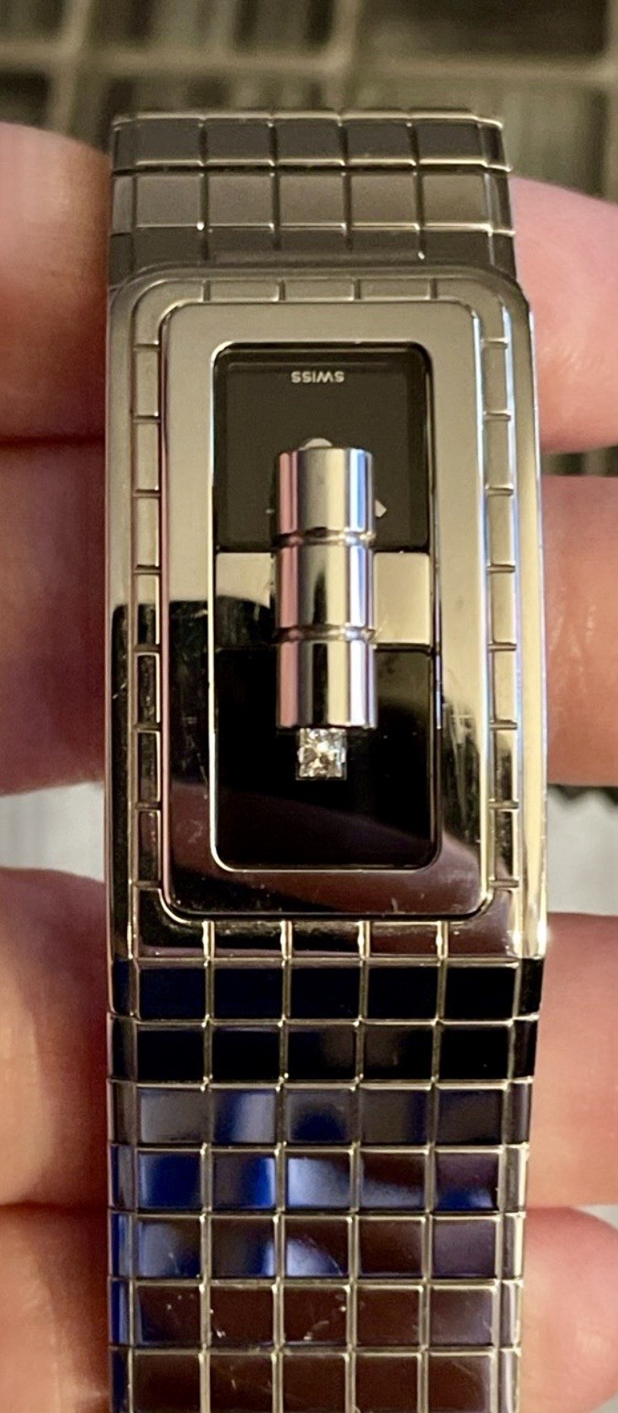 CHANEL Code Coco H5144 diamond black Dial Quartz Ladies Watch 6.8 Inches
