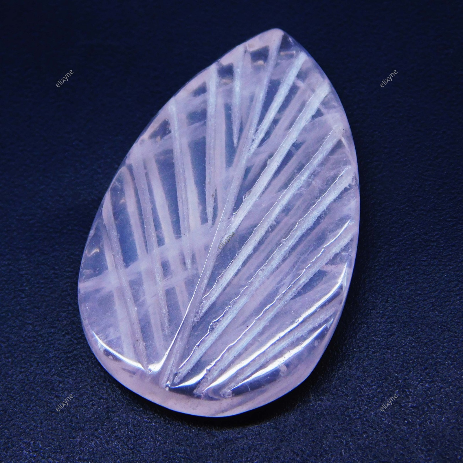 26.75 Ct Natural Ametrine Pear Carving Shape Certified Untreated Gemstone