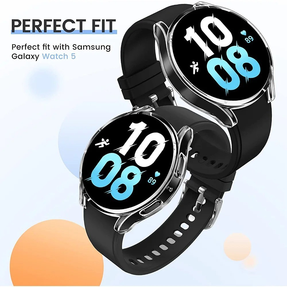 For Samsung Galaxy Watch 7 6 5 40mm / 44mm TPU Case Protector Screen Cover UK