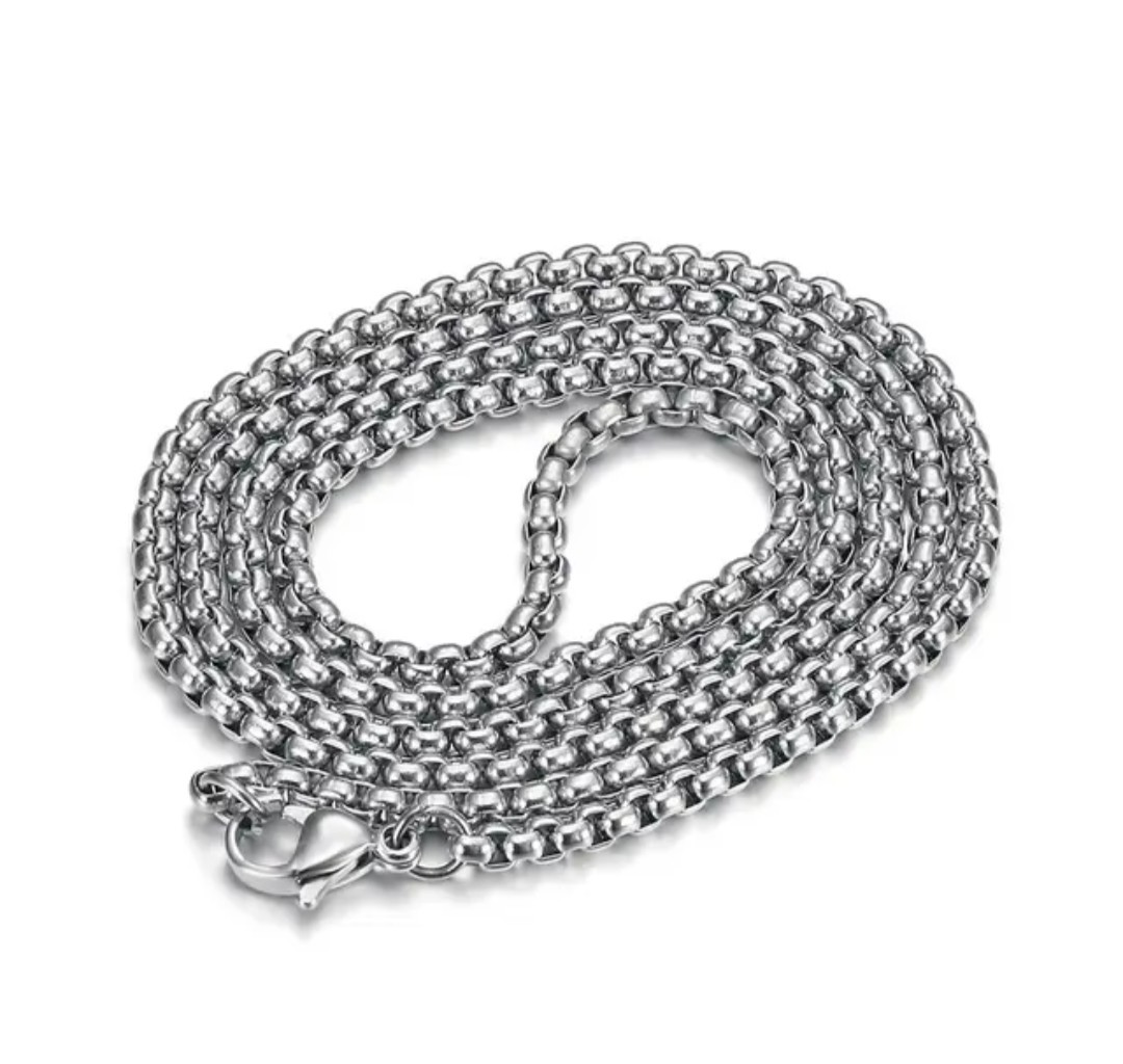 Stainless Steel Dagger Pendant Necklace Men’s Survival Knife Sword Charm Chain
