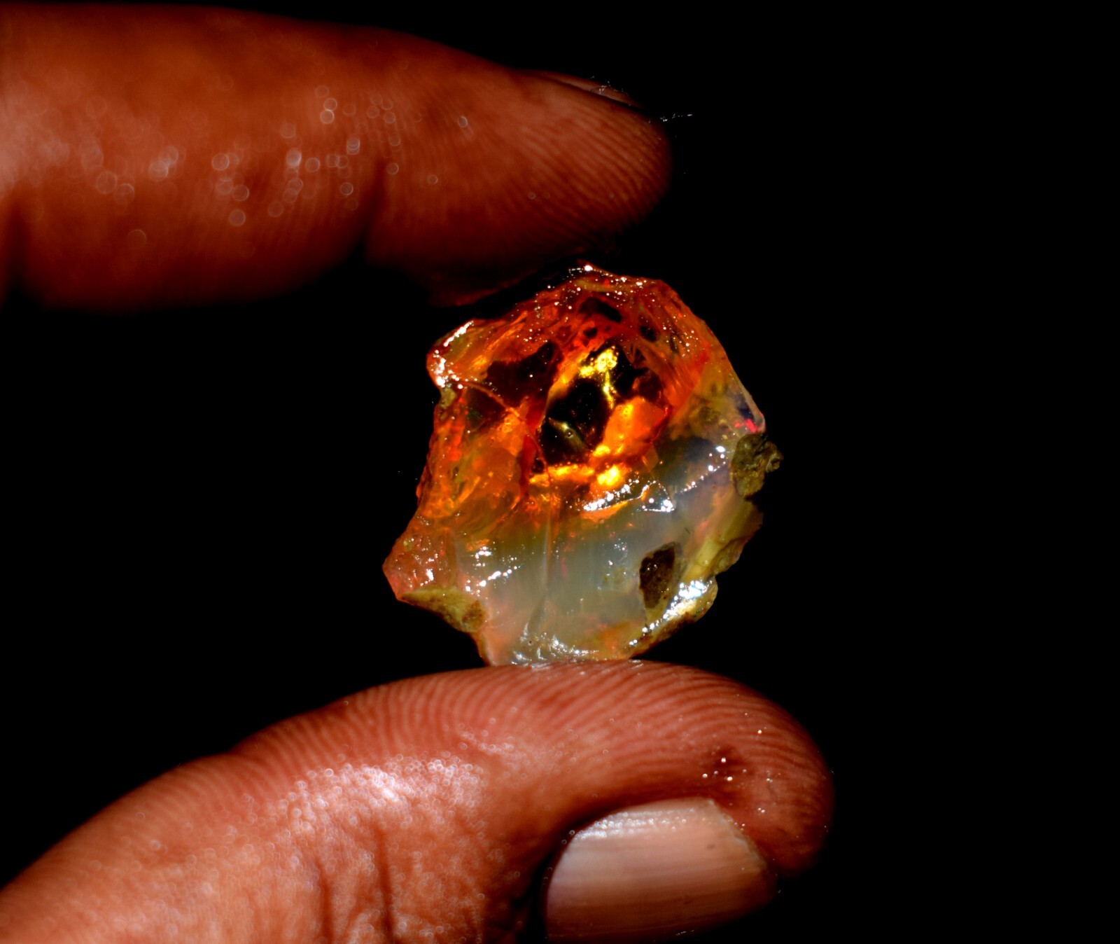 Natural Ethiopian Opal Play Of Color Welo Opal Rough Loose GemstoneS 30Crt RU46