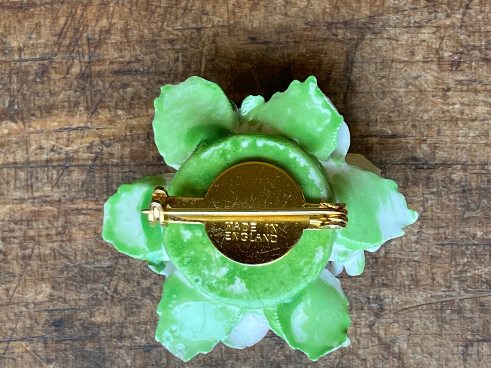 Vintage Flower Brooch Lot #2, 10 Pieces, Enamel, Metal, Rhinestone, Ceramic