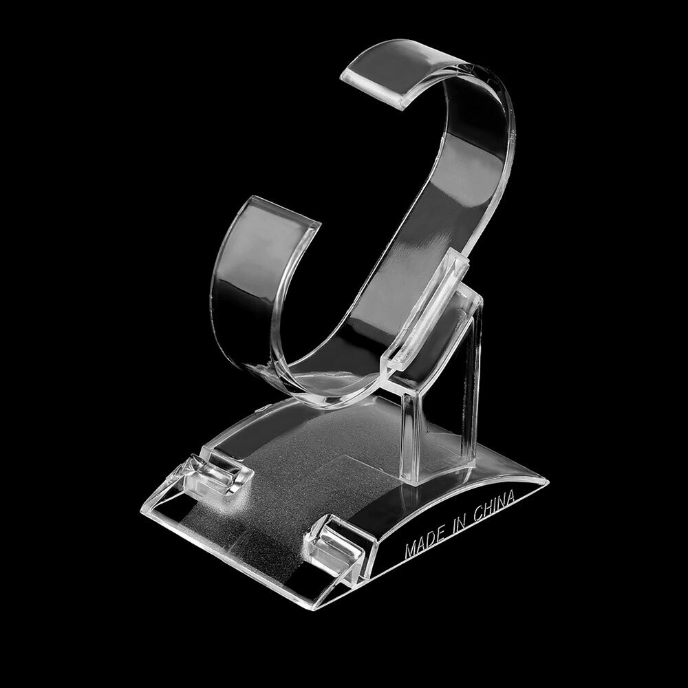 10Pcs Watch Bracelet Display Stand Shop Retail Plastic Rack Holder Showcase