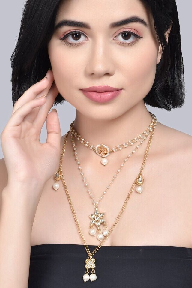 Unique Style Charm Necklace Set Handmade Partywear Engagement Gift Pendant Item