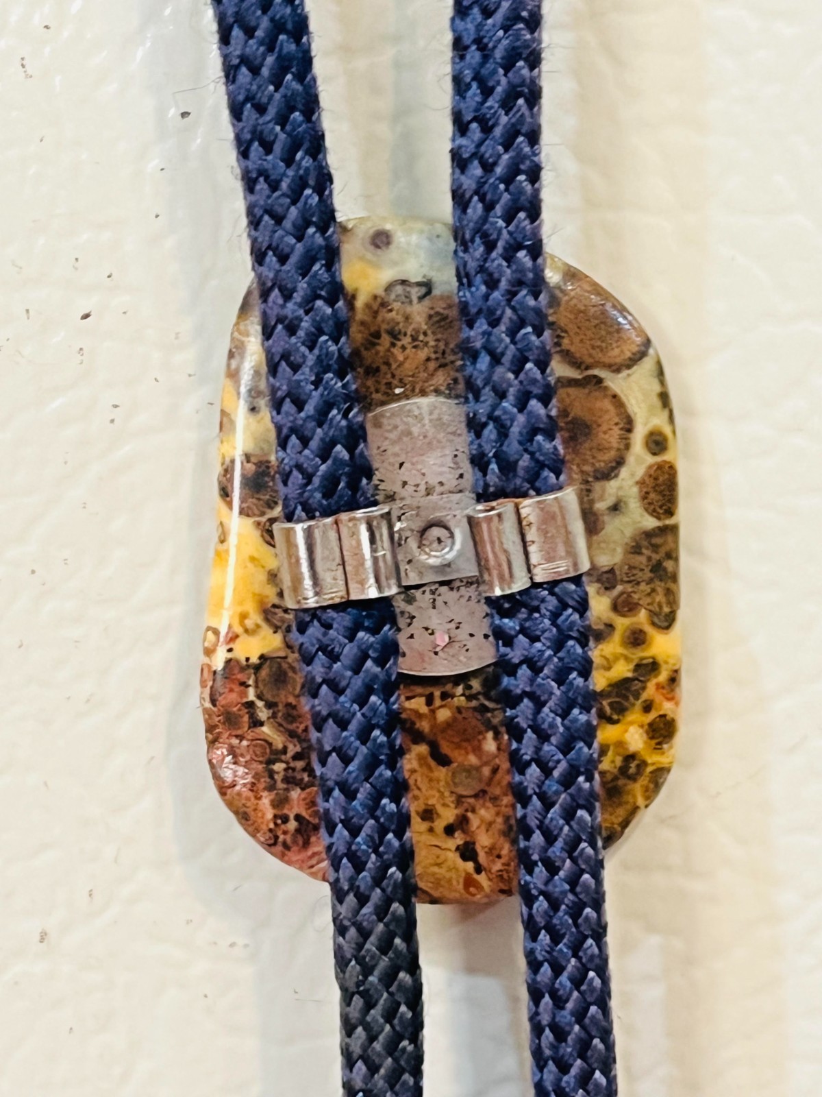 Assorted lot of five, Western-Style, Native American, Jasper ,Bolo Ties