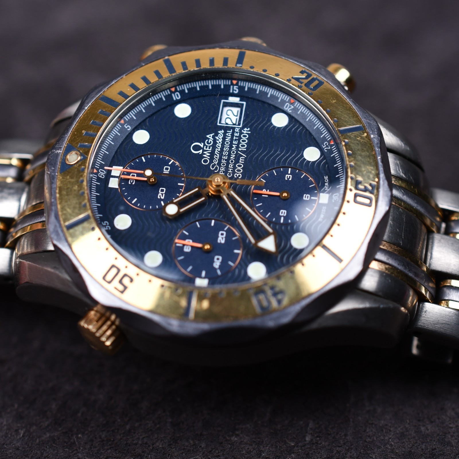 Omega Seamaster Chronograph Chronometer 2297.80 41.5mm 1995 Cal 1164 Full Set