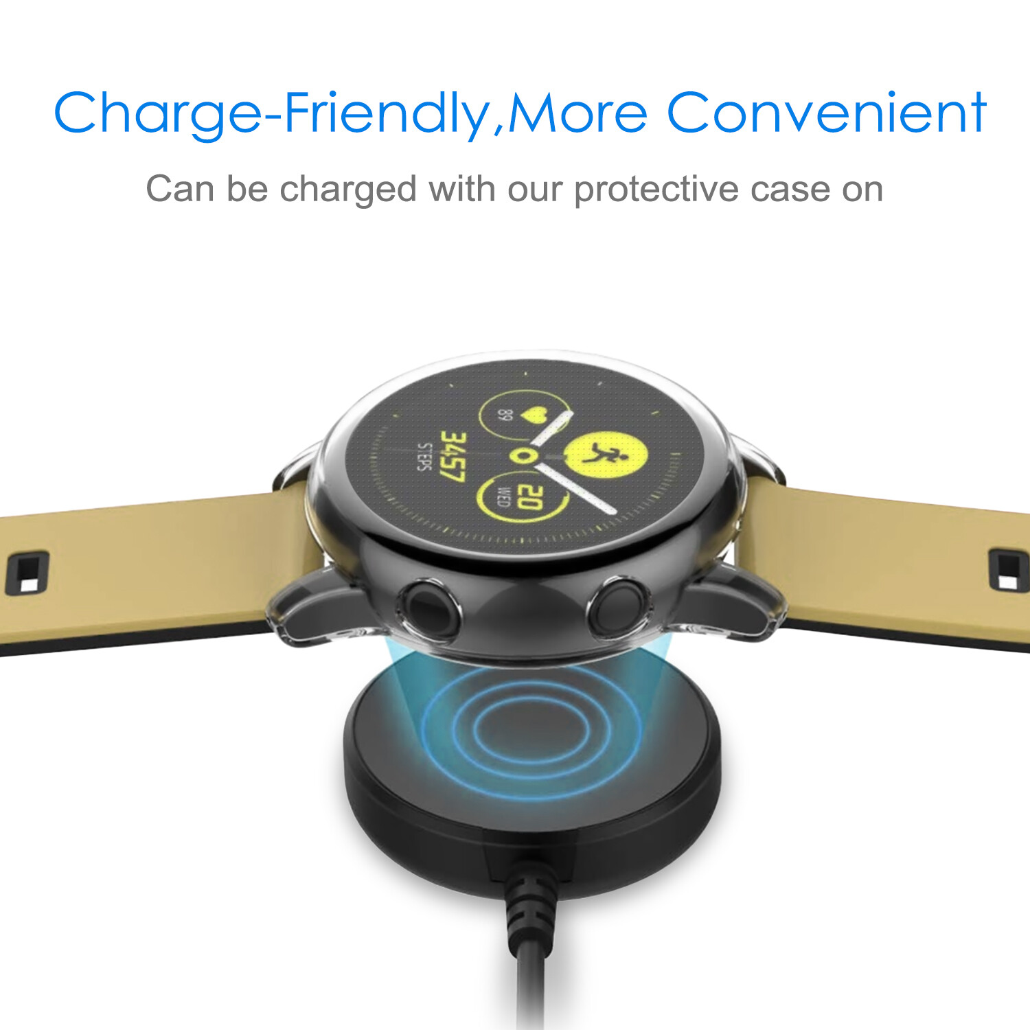 3 Pack For Samsung Galaxy Watch Active 40mm Case Soft TPU Screen Protector Cover