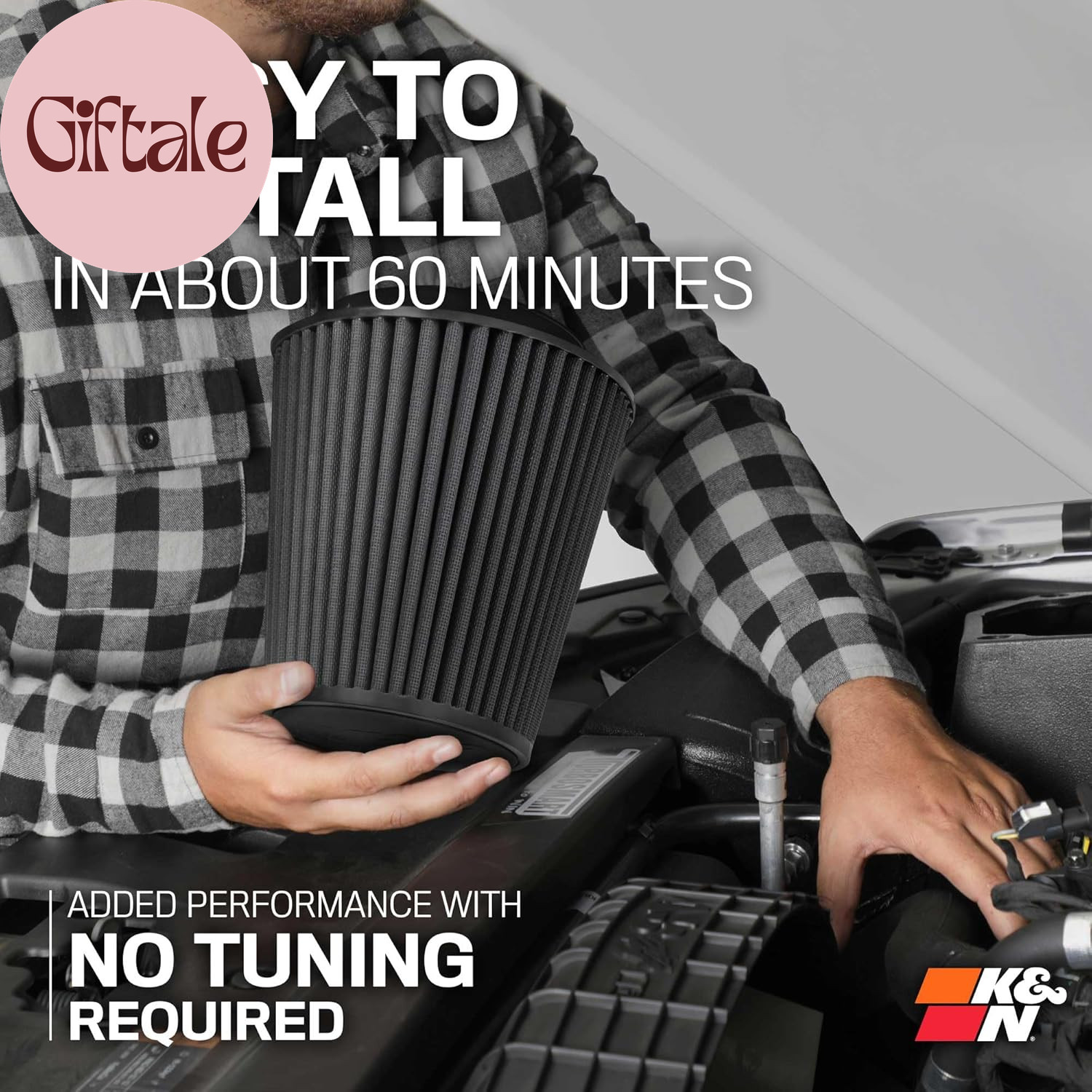 Cold Air Intake System: Dry-Flow Air Filter, Increase Performance & Towing: Comp