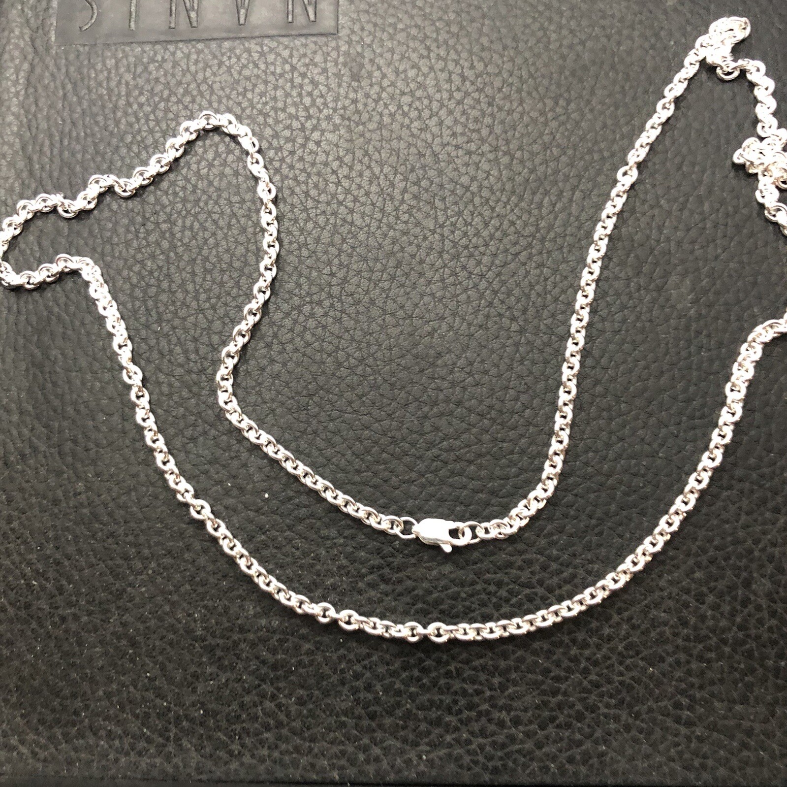 MJG STERLING SILVER – 2.8mm CABLE CHAIN @ 24 INCHES