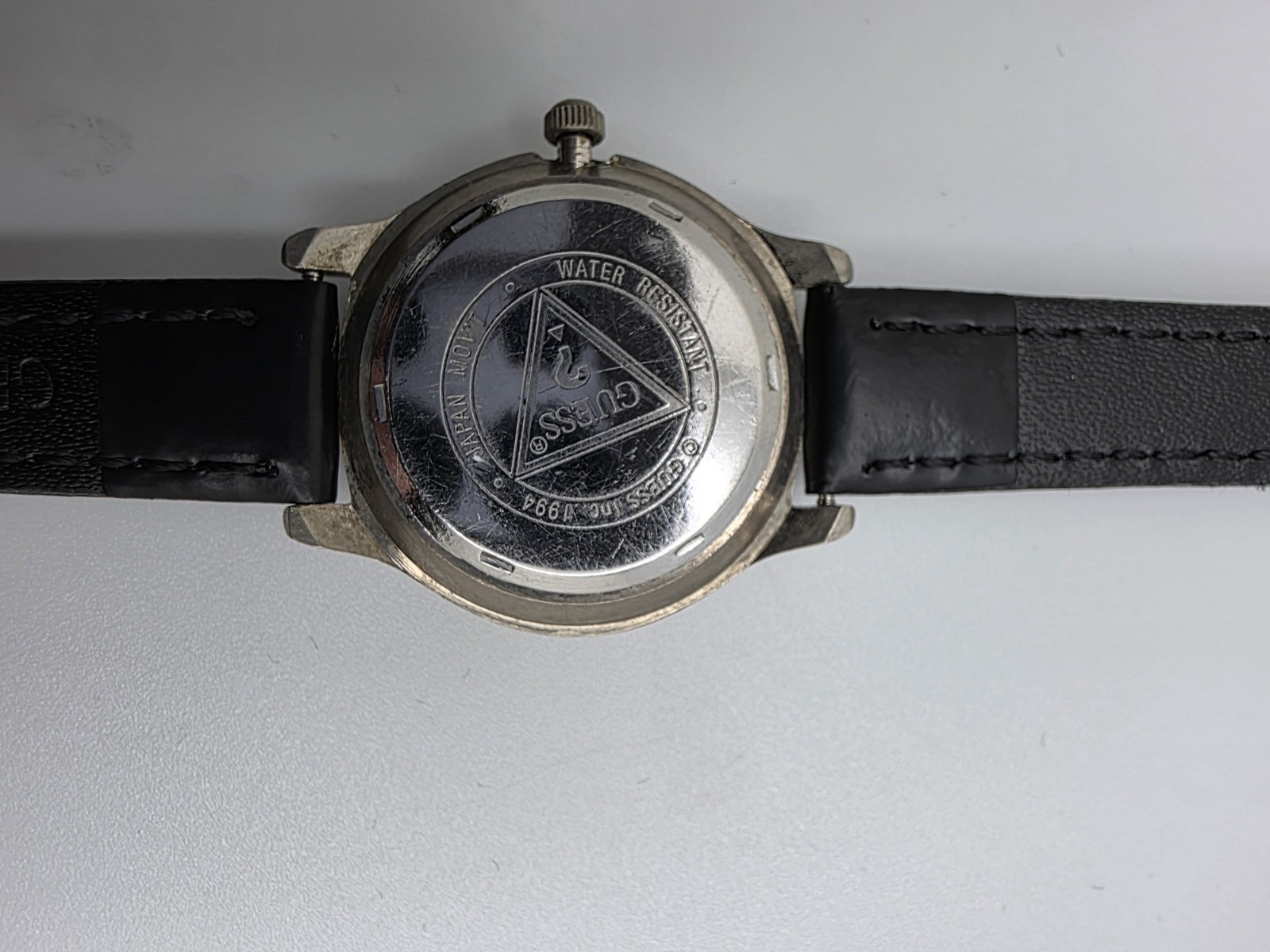 Vintage 1990s Guess Nautical Flag Diver Style Quartz Watch Date New Band