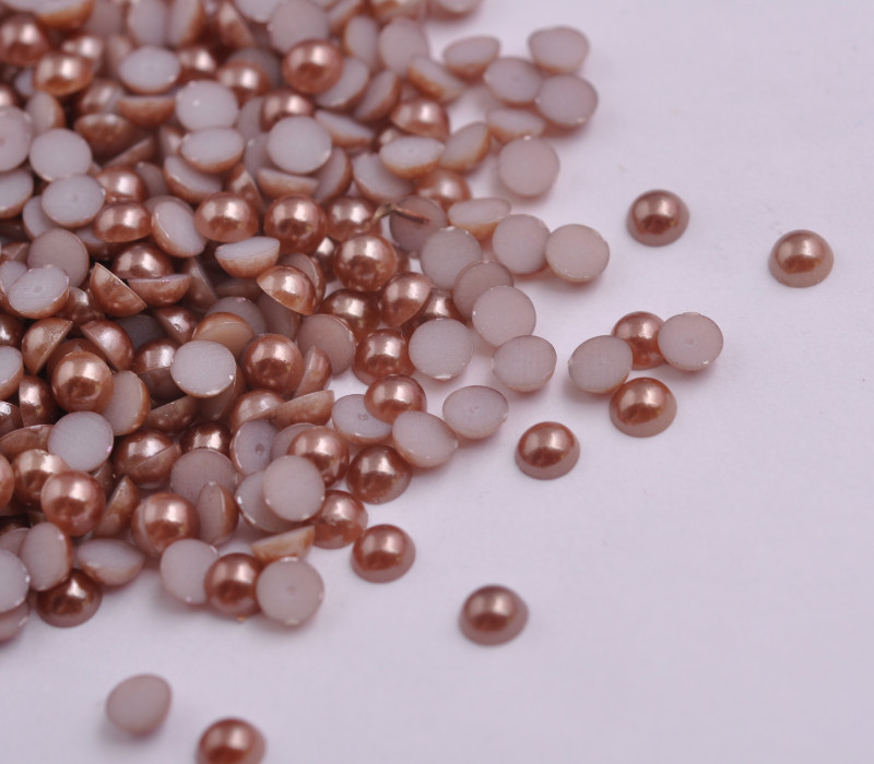 Half Pearl Round Bead Flat Back Scrapbook suitable for craft Flat Back 2-8mm DIY