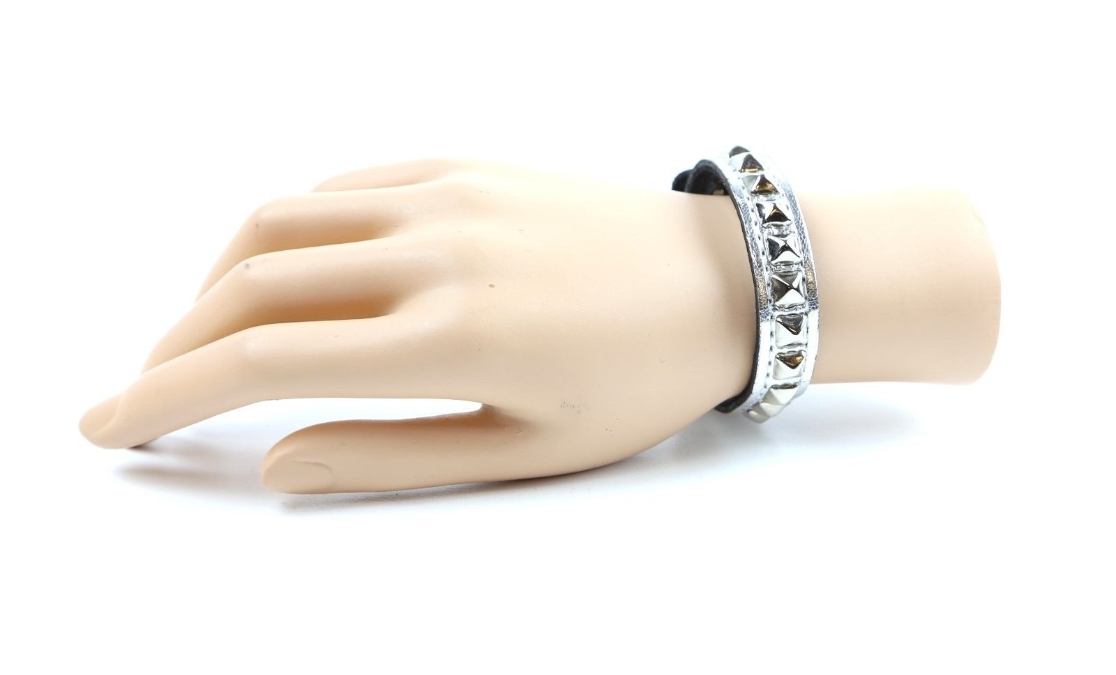 Studded Skinny Punk goth Buckle Wristband Punk Goth Emo Thrash Rockabilly