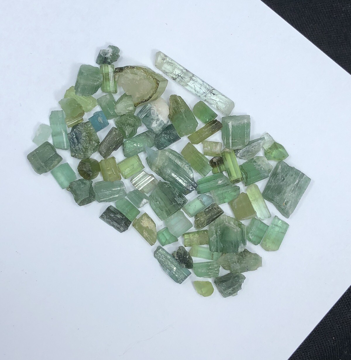 38 Carat Faceted Quality Natural Tourmaline Rough Lot from AFG Loose Gemstone