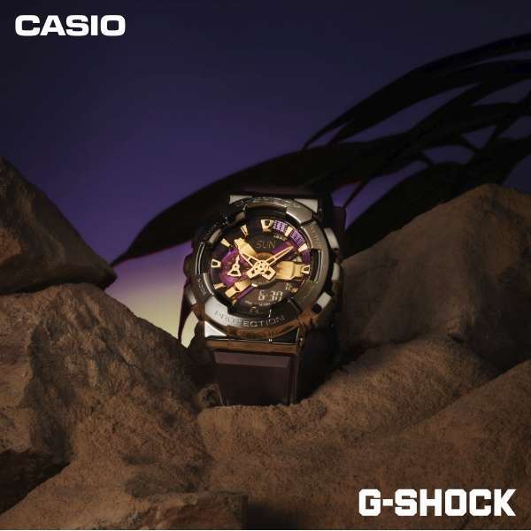 Casio G-Shock GM-110CL-6AJF Quartz Purple Dial 48.8 mm Watch