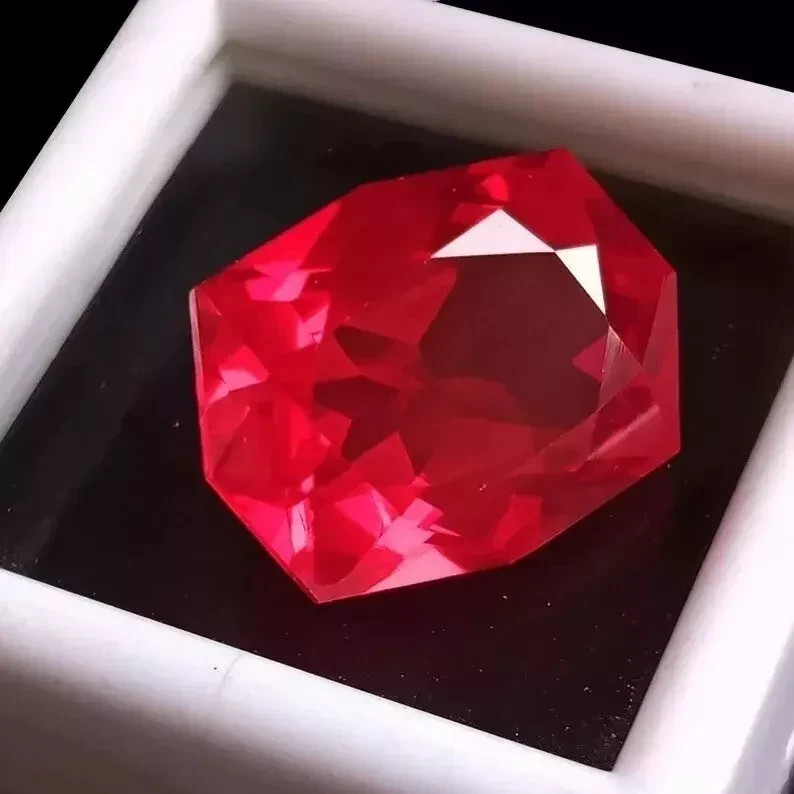 10.07 Ct Natural Fancy Cut Ruby Certified Loose Rare Gemstone Gem