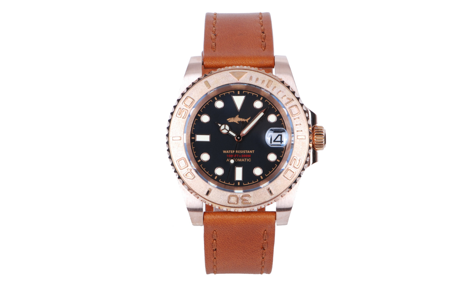 Heimdallr Sharkey Sub CUSN8 Bronze NH35A Automatic 300M Diver Watch C3 40.5mm
