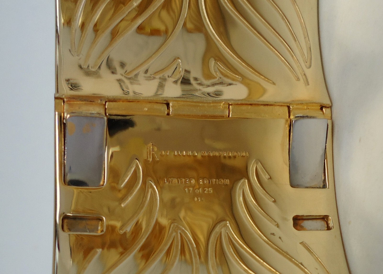 NEW $2495 Judith Ripka Adoro Cuff White Ceramic 18K Vermeil Lmtd Edition 1 of 25