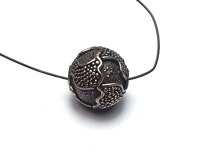 Bali STERLING SILVER Focal Bead Handmade BIG Indonesia – CHOOSE STYLE