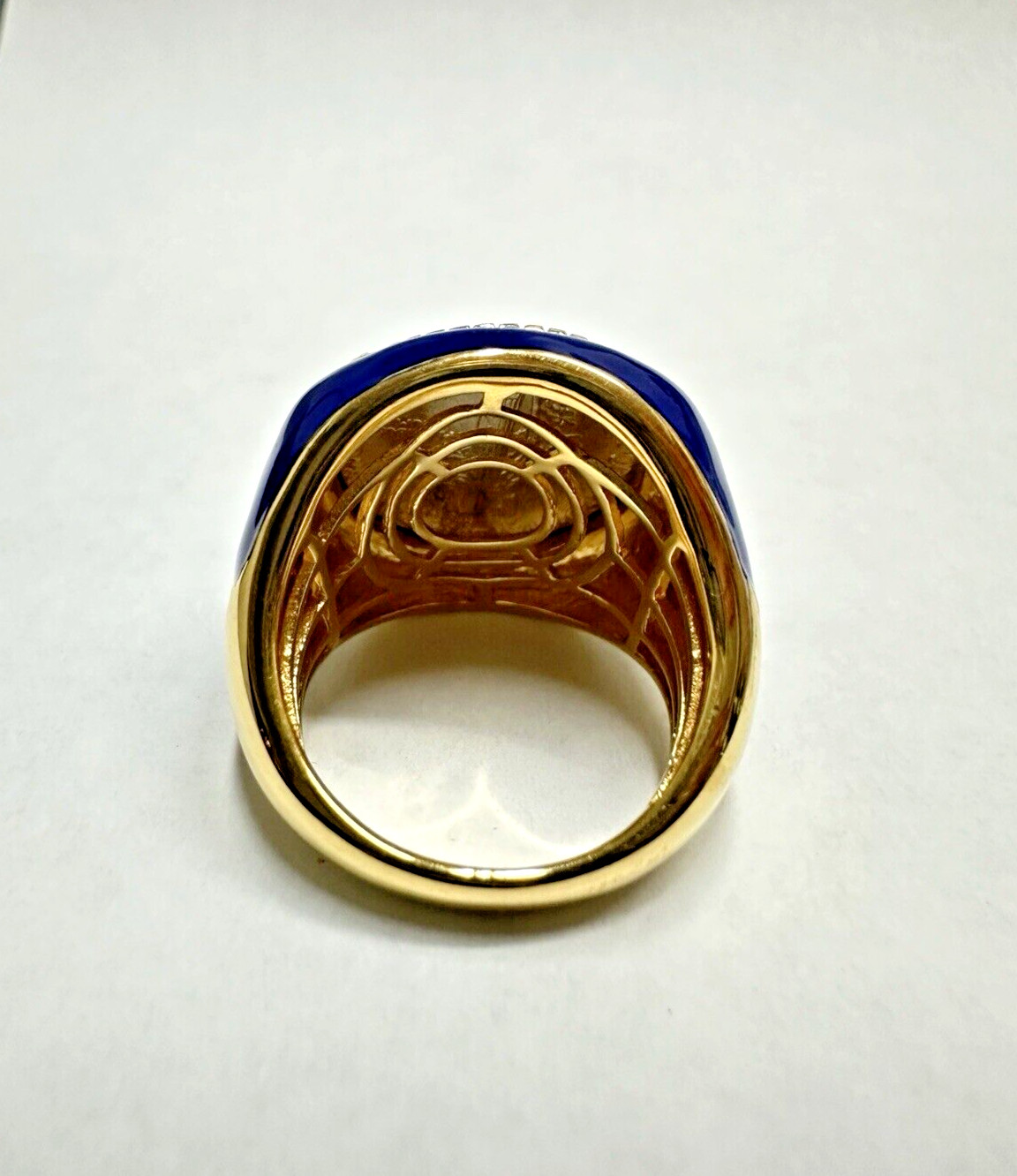 US Mercury Dime Coin Gold-Plated Sterling Silver Signet Ring Size 6, Mens Womens