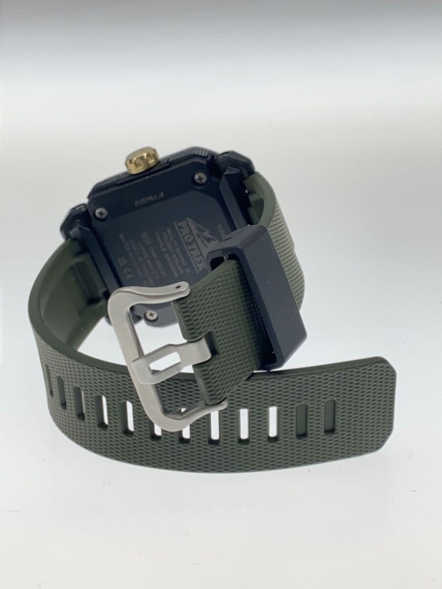 PROTREK PRO TREK PRW-6900YB-3JF Solar Rubber Ana-Digi Khaki Watch Excellent J…