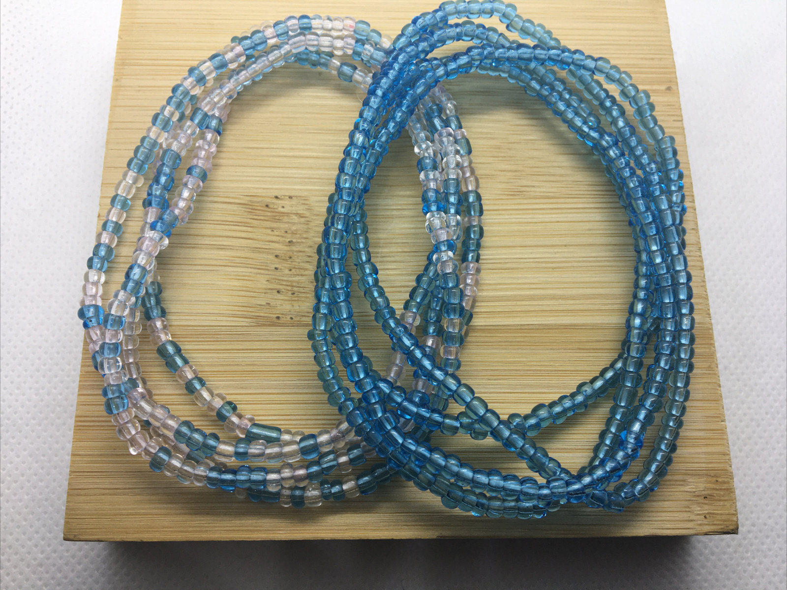 2 PC Handcrafted Waist Beads Jewelry African Bohemia Bracelets Anklet New 2408