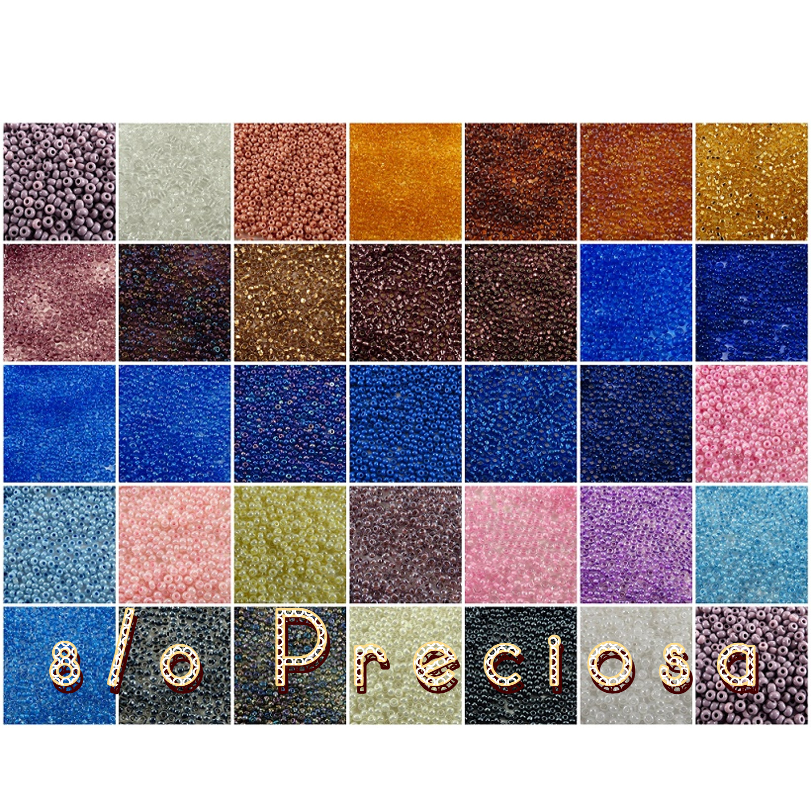 8/0 Preciosa Czech Loose Seed Beads 20 gram # 00050-57102
