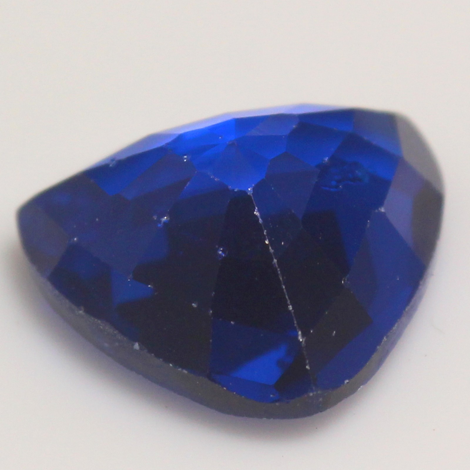 Natural 10.9 Ct Certified Ceylon Blue Sapphire 14×14 MM Trillion Stunning Gems