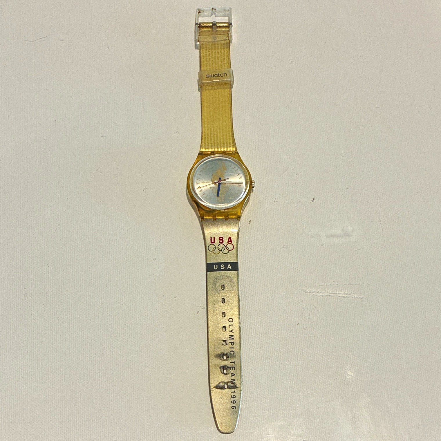 Swatch 1996 Atlanta Olympics USA Team Unisex Watch 34mm Vintage Rare Run