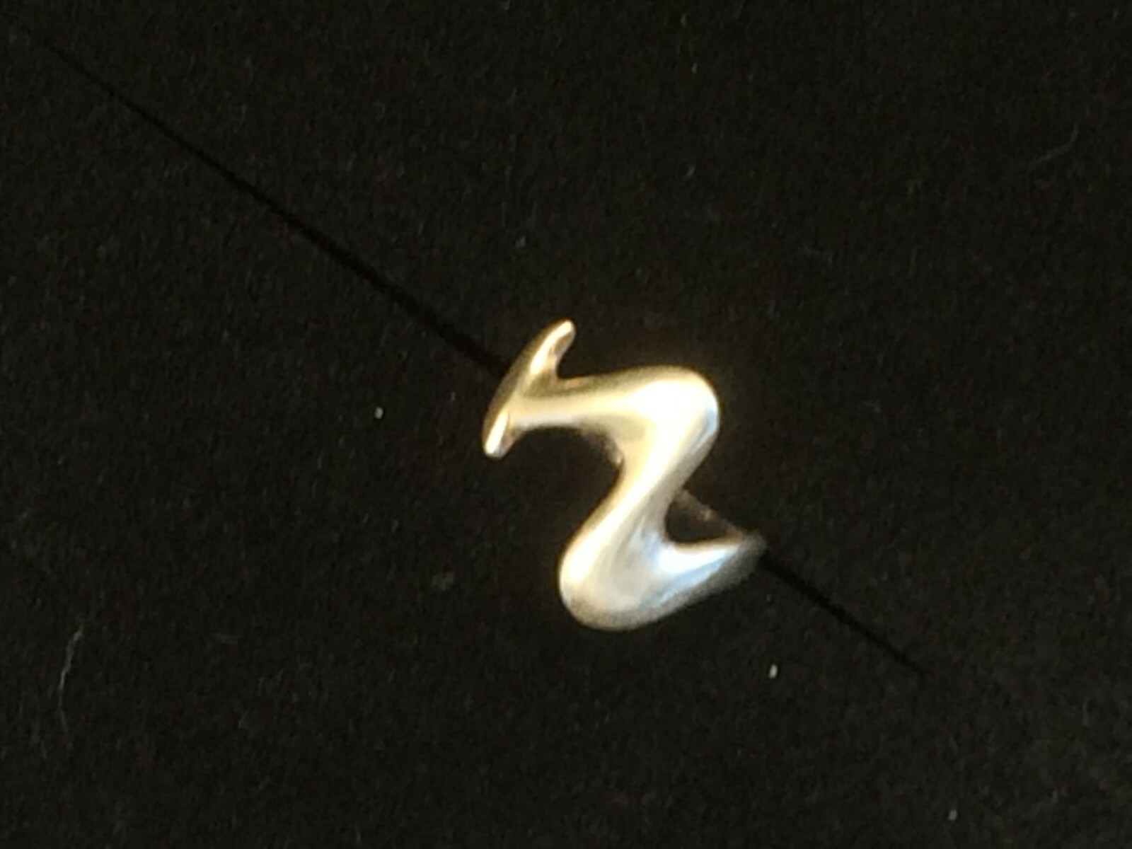 Silver Ring Ring 925 Hallmarked Silver 3.3g 18mm Internal Dimension Wave Pattern