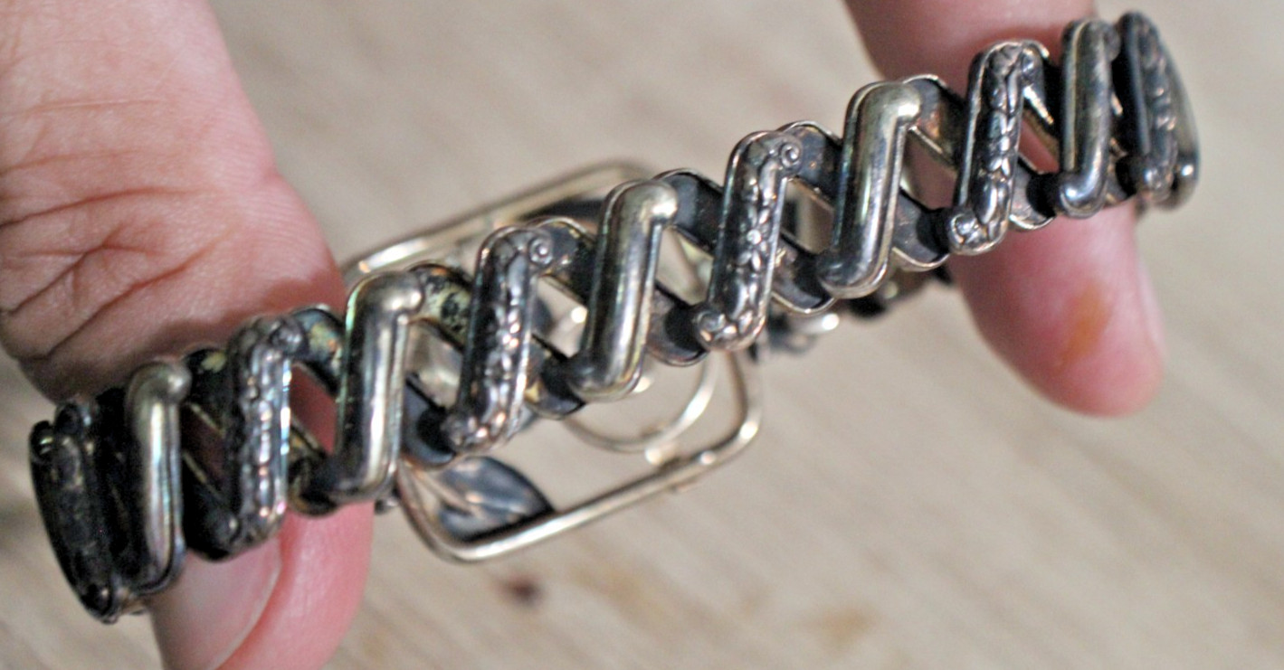 Wonderful L.S. Co Lustern 12k Gold Filled On Sterling Expansion Women Bracelet